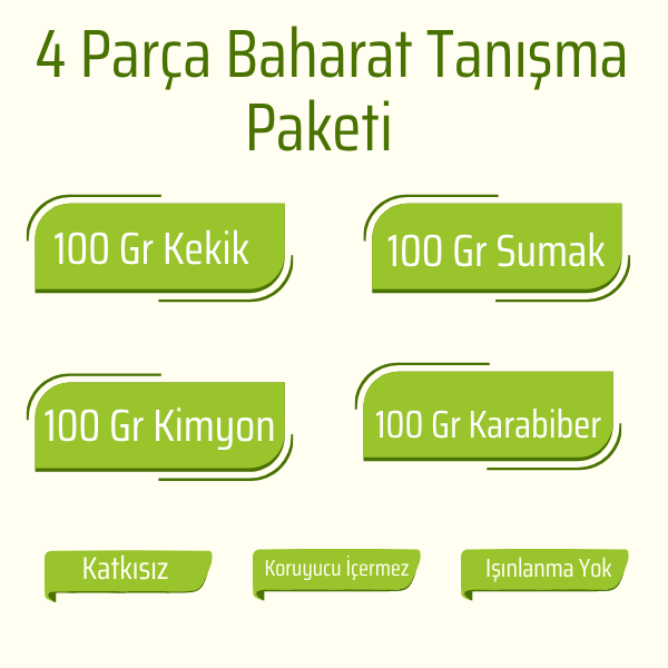 Gaziantep Yörem 4'lü Ekonomik Baharat Paketi