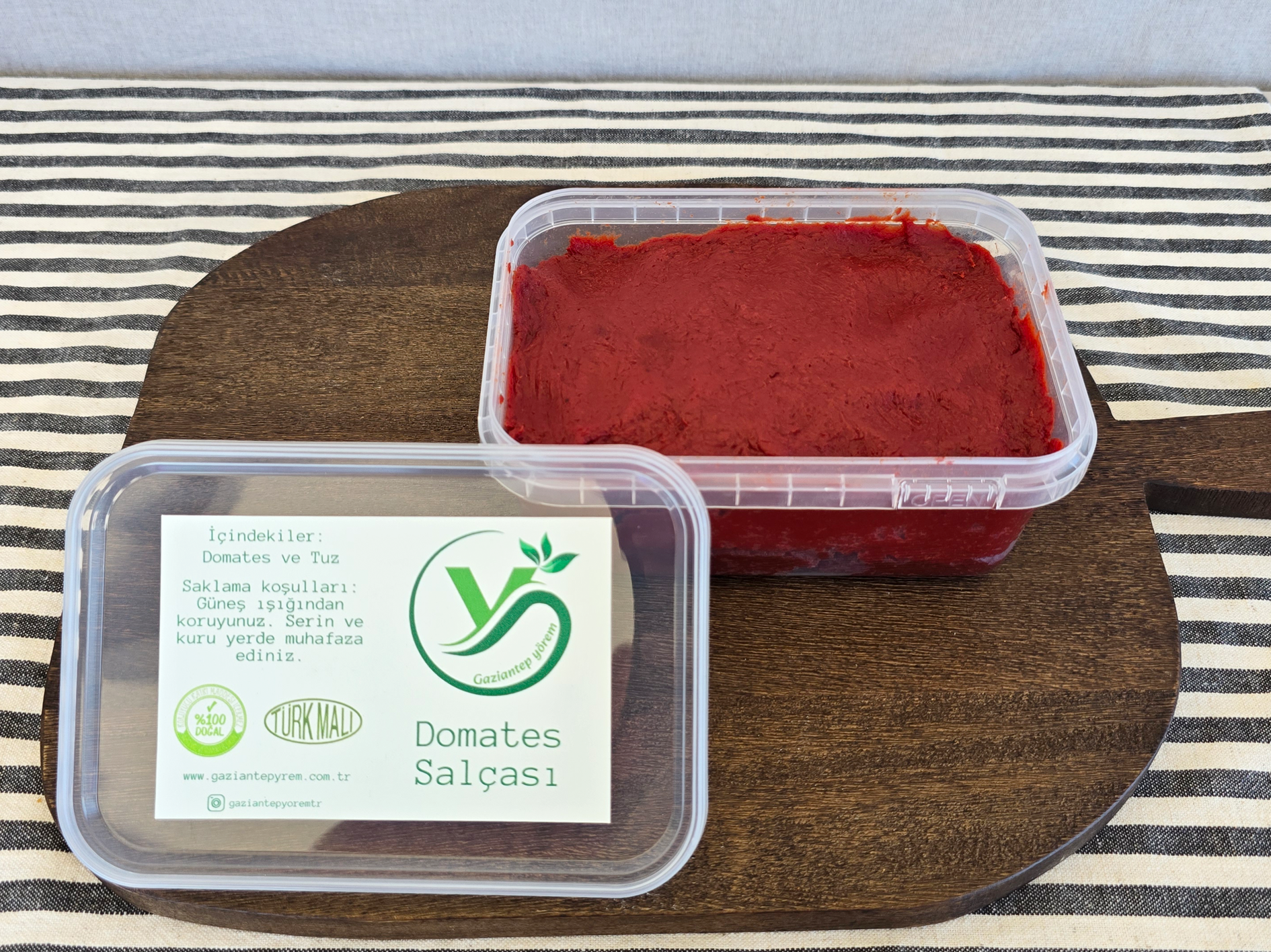 Gaziantep Yörem Gün Kurusu Domates Salçası