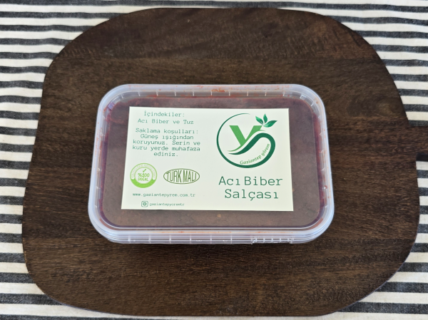 Gaziantep Yörem Gün Kurusu Acı Biber Salçası