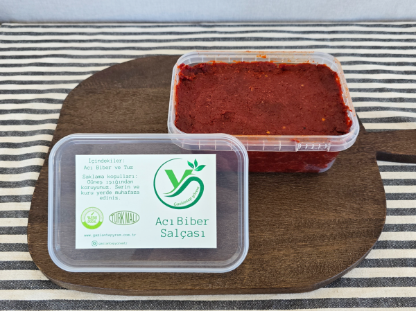 Gaziantep Yörem Gün Kurusu Acı Biber Salçası