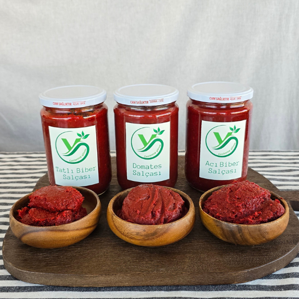 Gaziantep Yörem 3'lü Salça Seti