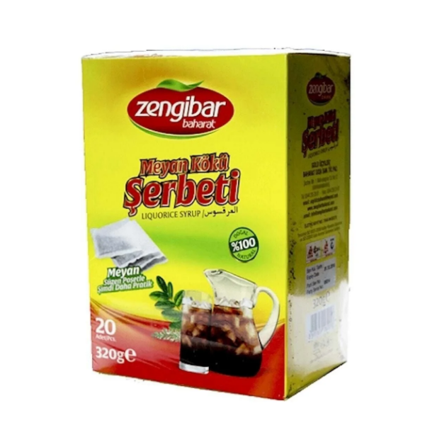 Zengibar Meyan Kökü Şerbeti 320 gr (20 Adet)